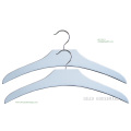 Waterbase Printed White Garment Hangers Wooden